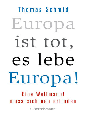 cover image of Europa ist tot, es lebe Europa!